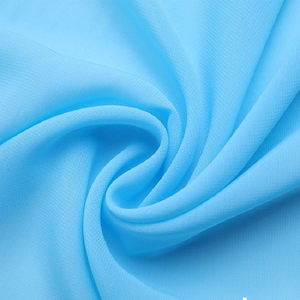 Tissu en Chiffon Georgette 100D en Polyester Couleur Unie Léger Séchage Rapide Broderie de Luxe Respirant 80gsm - Product Image 1