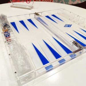 2024 bán buôn tùy chỉnh giả với nhự<span class=keywords><strong>a</strong></span> kiểm tra thiết lập da gỗ và PU và Acrylic backgammon thiết lập backgammon Hội Đồng Quản trị trò chơi - Product Image 4
