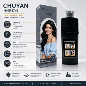 Private Label OEM Hair Color Cream Ash <b>Blonde</b> Custom Dual Pump Bottle Hair Dye Factory - Product Image 1