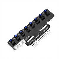 Module de suivi de ligne 8 canaux, capteur de suivi infrarouge 4/8 voies pour voiture robot, reconnaissance infrarouge, électronique DIY