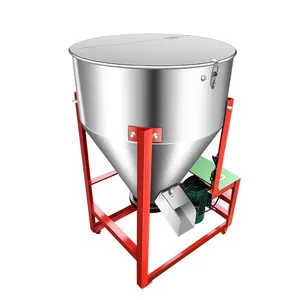 50kg 75kg 100kg 150kg 200kg Stainless Steel Poultry Feed Mixer Grinder Mixer Machine For Animal Feed