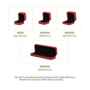Factory Wholesale Price High Quality Jewelry Bags and <b>Boxes</b> Wedding <b>Ring</b> Display Box Earring Pendant Packaging Box - Product Image 4