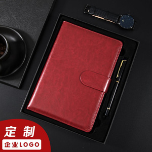 Tùy chỉnh dày A5 máy tính xách tay PU da bìa cứng văn phòng kế hoạch Tạp Chí B6 Kích thước văn phòng phẩm với chủ đề may ràng buộc bán buôn - Product Image 3