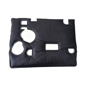 Rouleaux de feutre antidérapants noirs pour sièges, tissu non tissé RPET/Polyester écologique insonorisant - Product Image 1