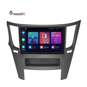 Автомагнитола Podofo 2 Din 9 '', Android 2 + 64G, автомобильный Автомобильный стереосистема для <span class=keywords><strong>SUBARU</strong></span> Legacy/OUTBACK 2010-2016, GPS, Wi-Fi, BT RDS, Hi-Fi - Product Image 1
