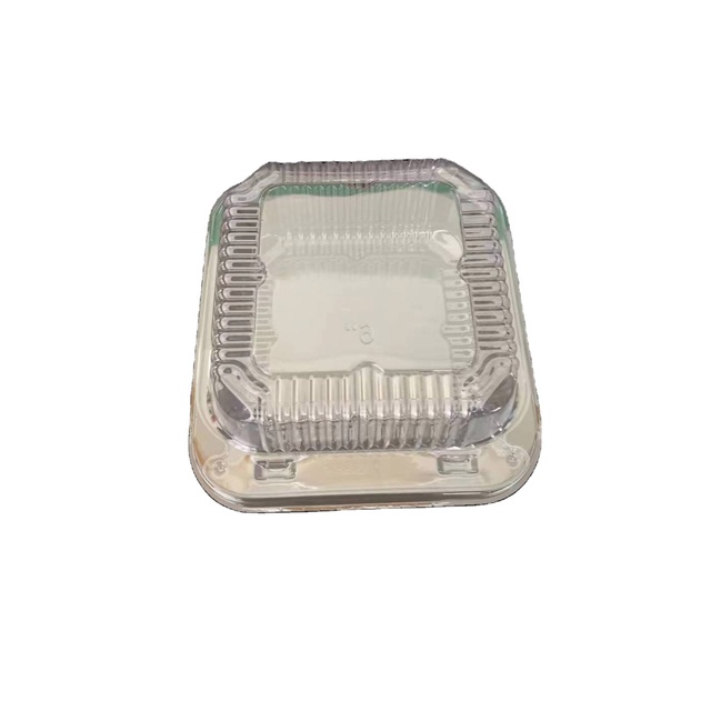 Wholesale Transparent Disposable Custom PET Plastic Recycled Materials Cake Container Bakery Dessert Grocery Packaging Boxes