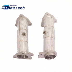 Tuyau d'échappement en acier inoxydable T304 avec bouclier thermique pour Chevrolet Corvette C8 6.2L LT2 - Product Image 4