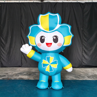 Costume de mascotte gonflable commercial en forme de carthame, en tissu Oxford, pour adulte, personnage de dessin animé, pour événements, défilés et promotion