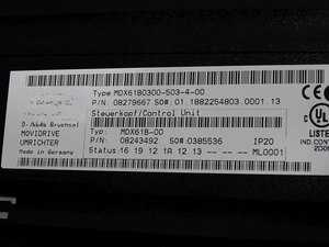 100% Neuer Eurodrive Eurodrive Getriebemotor 3-Phasen-Wechselstrom Ein- und Ausgangsantrieb MDX61B0300 503 4 00 auf Lager - Product Image 3