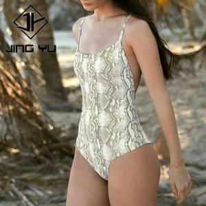 Maillots de bain une pièce imprimés tendance, conçus par le fabricant, maillots de bain personnalisés en polyester recyclé pour femmes - Product Image 1