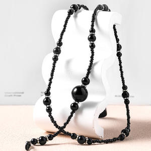 Cadena de cuentas para <span class=keywords><strong>gafas</strong></span> de <span class=keywords><strong>mujer</strong></span>, correa para colgar mascarillas, collar hecho a mano, accesorios para <span class=keywords><strong>gafas</strong></span> de sol, joyería de moda - Product Image 4