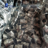 304 Material 10000 PSI Außengewinde-Fitting Sechskant-Muffennippel für Hydraulische Anschlüsse