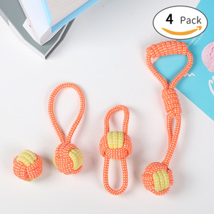 Juego de juguetes de cuerda para perros, juguetes de cuerda de algodón duraderos, paquete de 7, juguete para cachorros - Product Image 3