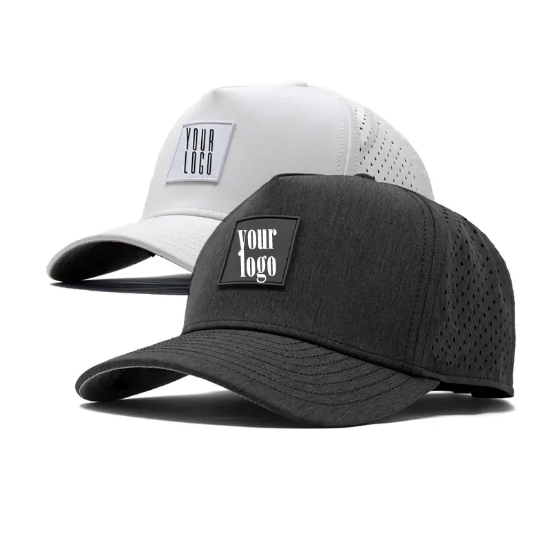 Hs41 PVC Biểu Tượng Tùy Chỉnh Hydro Melin Hiệu Suất Không Thấm Nước Snapback Hat Nổi Melin Mũ Bóng Chày Mũ Với Biểu Tượng Tùy Chỉnh