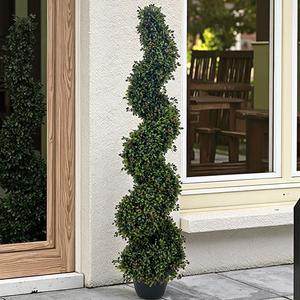 <span class=keywords><strong>Albero</strong></span> a Spirale di Bosso Artificiale 120cm, Pianta Artificiale per <span class=keywords><strong>Giardino</strong></span>, Casa, Matrimoni, Interni, Portico, Decorazione Esterna - Product Image 3