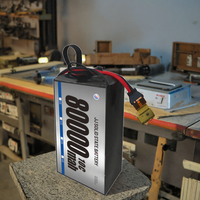 Batterie lithium-ion à semi-conducteurs personnalisable 6S 12S 24S HV 3.95V 80000MAH 83000MAH LiNiMnCoO2 cathode haute décharge 3C-6C pochette
