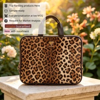 Étui pour MacBook en cuir imprimé léopard Yihe, housse pour MacBook Pro, pochettes pour ordinateur portable