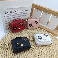 Étui de rangement en cuir PU pour écouteurs et casques audio, avec porte-clés, de luxe, écologique, durable, mini, personnalisable, vente en gros