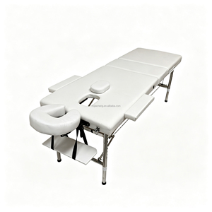 Table <span class=keywords><strong>de</strong></span> massage pliante portable avec barres parallèles, table <span class=keywords><strong>de</strong></span> massage pliante pour le visage - Product Image 1