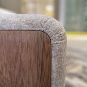 Banco <span class=keywords><strong>de</strong></span> Cabecera Moderno Personalizable en Terciopelo Rosa, Mueble <span class=keywords><strong>de</strong></span> Dormitorio <span class=keywords><strong>de</strong></span> Lujo, Banco <span class=keywords><strong>de</strong></span> Madera para <span class=keywords><strong>Cama</strong></span> Regular - Product Image 4