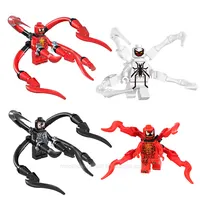 KOPF Venom aksiyon figürü süper kahramanlar Anti-venom karakter Mini yapı taşı tuğla şekil oyuncak EG122 EG135 EG136 EG137