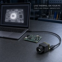 Module de caméra thermique UVC JS 640x512, caméra thermique infrarouge USB Type-C, double sortie CVBS pour téléphone, PC, drone