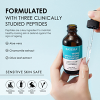Sérum anti-âge 3-en-1 aux peptides OEM/ODM 60 ml, prévient les rides, répare et illumine la peau.