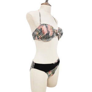 Bikini a fascia Copa <span class=keywords><strong>Con</strong></span> Aros Flores Bikini Para Mujer <span class=keywords><strong>Con</strong></span> <span class=keywords><strong>Top</strong></span> Bandeau <span class=keywords><strong>Con</strong></span> Copa <span class=keywords><strong>Con</strong></span> Aros, Y Tirantes scompigli. - Product Image 5