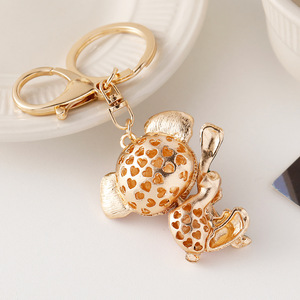 Llavero de Koala con Pedrería Estilo Chino, Colgante Lindo para <span class=keywords><strong>Bolso</strong></span>, Anillo Metálico para Llaves, Venta al por Mayor, Pequeño Regalo para Mujeres - Product Image 4
