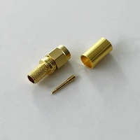 Conector Coaxial RF SMA Macho (plug) para Cable H155 LMR240 CNT240
