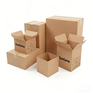 Caja de Cartón Corrugado Personalizada para Envíos - Caja de Envío con Tira Desprendible Autosellable y Logotipo Impreso - Product Image 1