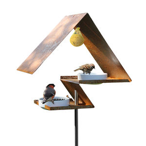 Alimentador Pólo do pássaro de JH-Mech para fora para observar alimentadores eretos livres do pássaro do aço resistente do pássaro do Weathering selvagem exterior - Product Image 4