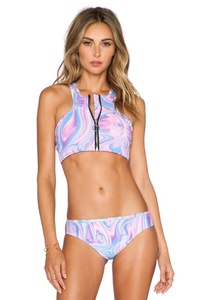 ملابس سباحة للمراهقات، بيكيني صغير جداً بسحاب، ملابس استحمام للنساء - Product Image 3