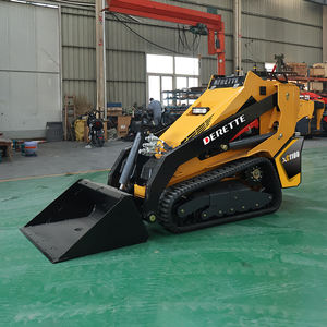 <span class=keywords><strong>Loader</strong></span> Mini Crawler <span class=keywords><strong>Skid</strong></span> Steer Derette XC1100 Bertenaga Kubota 25HP, <span class=keywords><strong>Loader</strong></span> Kompak Beroda Rantai dengan Pengendali di Bagian Depan - Product Image 4