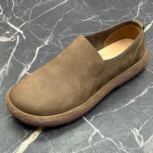 Zapatos Birken para Hombre, Estilo Casual de Primavera, Versátiles, Retro, de Cuero con Punta Ancha, Ligeros, con Suela Suave, Tipo <span class=keywords><strong>Mocasines</strong></span> - Product Image 5