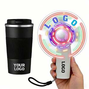 Ventiladores de Mano Mini Personalizados al por Mayor, Regalo Publicitario para Eventos Empresariales, Ventilador de Mano LED con Logotipo Personalizado - Product Image 1