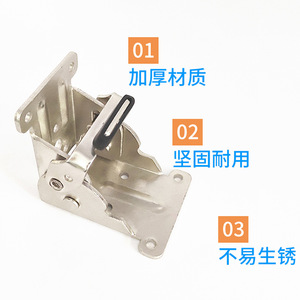 Furniture <b>Hinge</b> 4 Mm Iron <b>Spring</b> <b>Hinge</b> Surface Mount Silver Color Minimalist Design Durable Antirust - Product Image 1