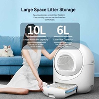 Bac à litière intelligent pour chat, autonettoyant, 65L, contrôle automatique par application, tiroir entièrement automatique, écologique, grande capacité