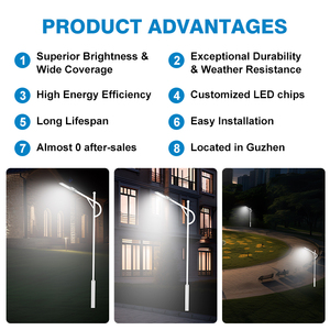 Prix usine 100W 150W 200W 250W 300W 400W Ip66 extérieur étanche SMD autoroute route principale lampadaire AC Led réverbère - Product Image 2