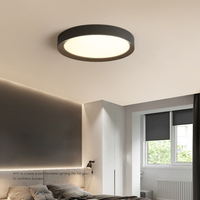 Plafonnier LED moderne de haute qualité avec télécommande, en fer, AC 4000K, IRC 80, sans scintillement, couleur réglable, vente chaude Zhongshan