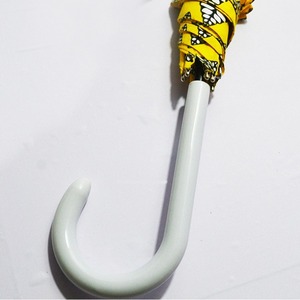 Lindo paraguas automático de 8 varillas, recto, de poliéster, con protección contra el sol y la lluvia, para mujer, ideal como regalo o paraguas publicitario. - Product Image 3