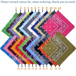 <span class=keywords><strong>Bandana</strong></span> Paisley en coton bon marché de couleur mélangée <span class=keywords><strong>rouge</strong></span> et bleue pour les hommes 55*55CM à vendre - Product Image 3