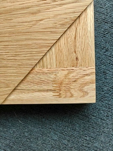 Pannello in <span class=keywords><strong>legno</strong></span> <span class=keywords><strong>massello</strong></span> a 3 strati di quercia bianca nordamericana di grado Premium-certificato CARB P2 per mobili/armadi/pannelli a parete - Product Image 4
