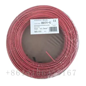 Copper Cable Low Price High Quality H07V-K H07V-R H07V-U BV BVV BVR THW TH Building Wire Pvc Insulation Huose Electric Wire