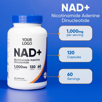 Complément alimentaire NAD + de marque privée, qui peut reconstituer l'énergie et lutter contre le vieillissement
