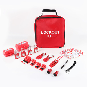 Kit <span class=keywords><strong>Lucchetto</strong></span> di Sicurezza QVAND per Interruttore Elettrico, Blocco Spina, Tagout, LOTO, Rosso M-S52-2Z, <span class=keywords><strong>Dimensioni</strong></span> Personalizzate, Supporto OEM - Product Image 3