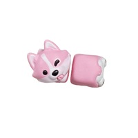 Keycap en résine artisanale 3D en forme de fesses de Corgi mignon, fait main, pour clavier mécanique, personnalisé OEM
