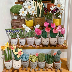 ของเล่นตุ๊กตาต้นไม้ประดิษฐ์ ดอกแดฟโฟดิล ทิวลิป ชุดกระถางต้นไม้แสนสนุก ซีรีส์ธีมบราเธอร์ส สำหรับวัยรุ่น (15-<span class=keywords><strong>35</strong></span> ปี) ของตกแต่งตุ๊กตา - Product Image 1
