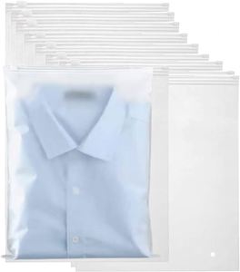 Rectangle Clothing Slider Ziplock Bags T-Shirt Packaging Transparent Clear <b>Waterproof</b> Recyclable Custom Logo Factory Wholesale - Product Image 1