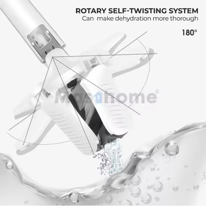 Masthome Mới Được Thiết Kế Sàn Cứng Ma Thuật Lau 360 Đầu Làm Sạch Sợi Nhỏ Lau Pad Xoắn Phẳng Lau - Product Image 4